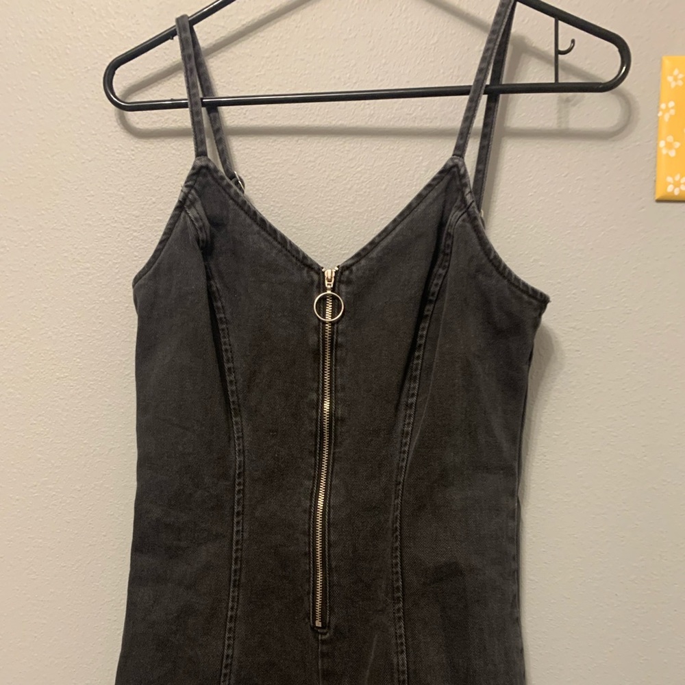 denim romper
